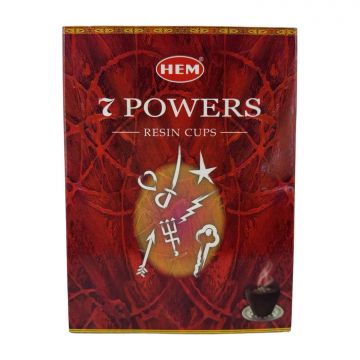 Resin Cups, HEM - 7 Powers, Pack/10
